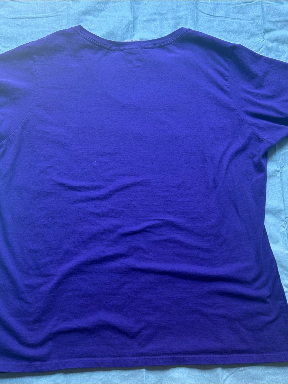 Disney Purple Little Mermaid Ariel Graphic V-Neck Tee - Picture 6 of 6